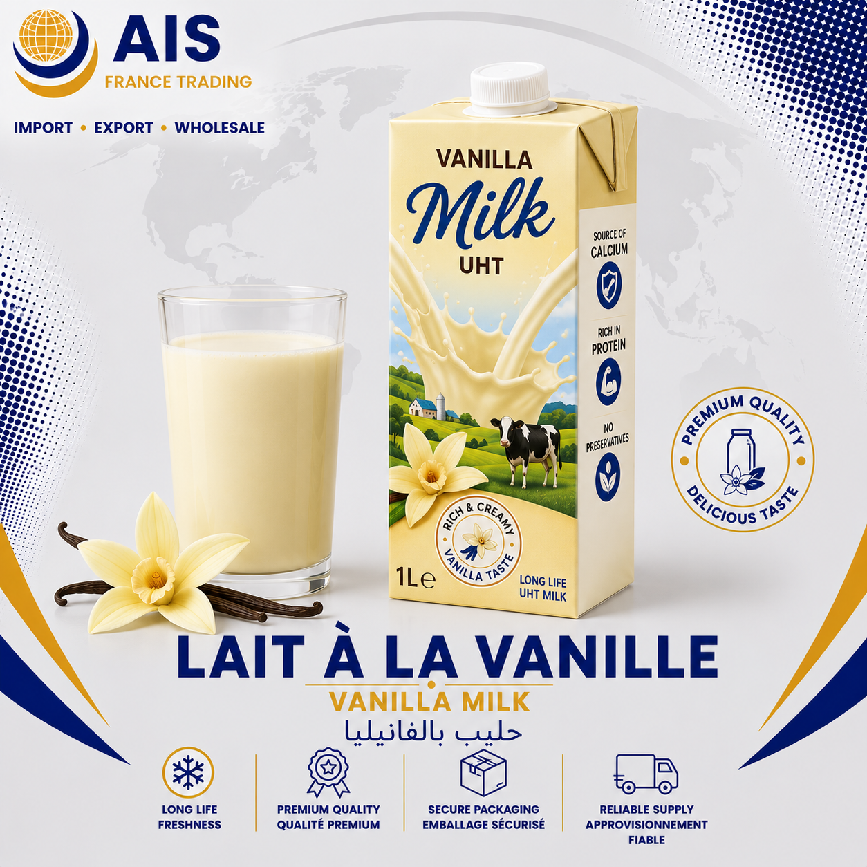 Lait à la vanille